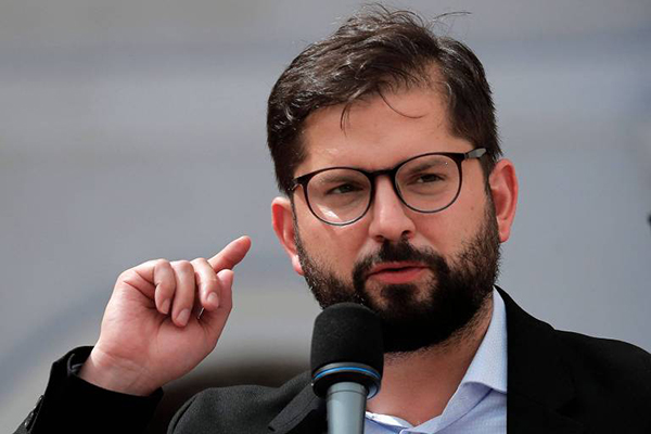 O presidente do Chile, Gabriel Boric O presidente do Chile, Gabriel Boric