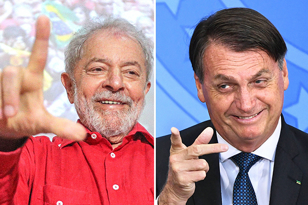 Lula e Jair Bolsonaro Lula e Jair Bolsonaro