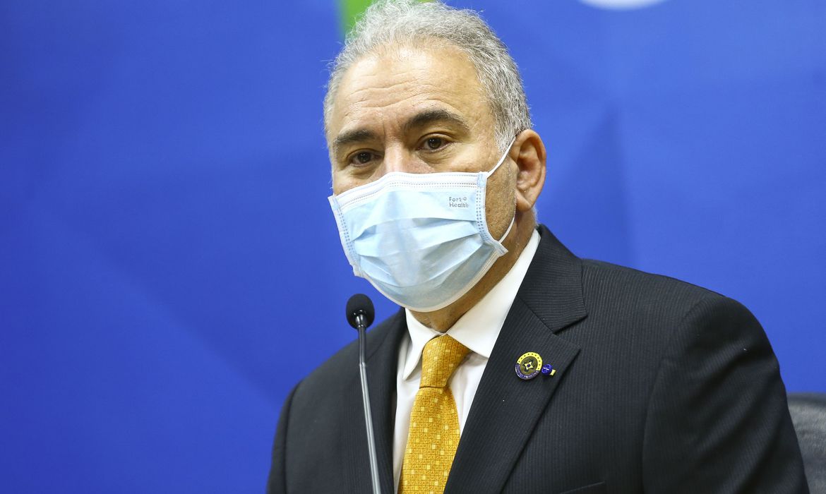 O ministro da Saúde, Marcelo Queiroga O ministro da Saúde, Marcelo Queiroga