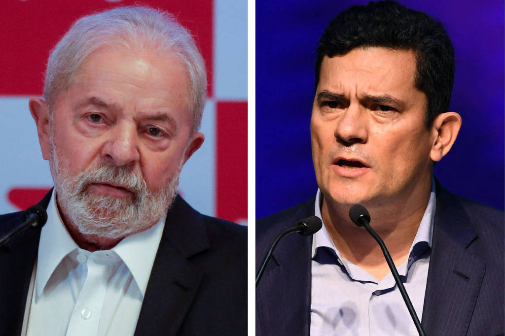 O ex-presidente Lula e o ex-juiz Sergio Moro