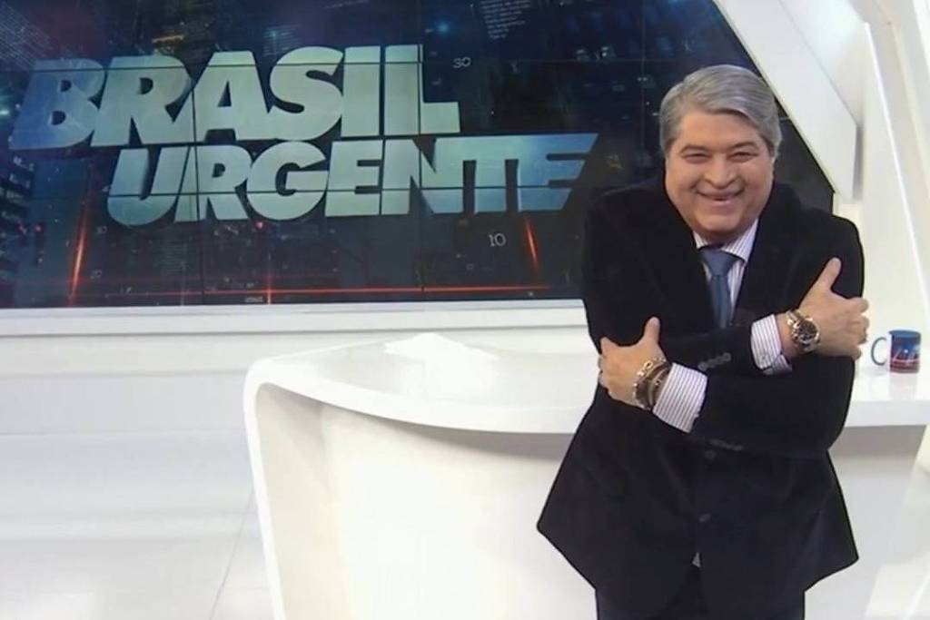 O apresentador José Luiz Datena, que deve ser candidato ao Senado de São Paulo