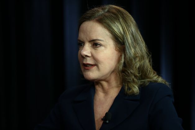 A presidente nacional do PT, deputada Gleisi Hoffmann A presidente nacional do PT, deputada Gleisi Hoffmann