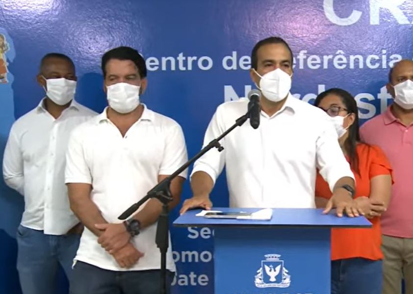Prefeito de Salvador, Bruno Reis (DEM), fez o anúncio durante entrega do novo Centro de Referência de Assistência Social (CRAS), na Lucaia