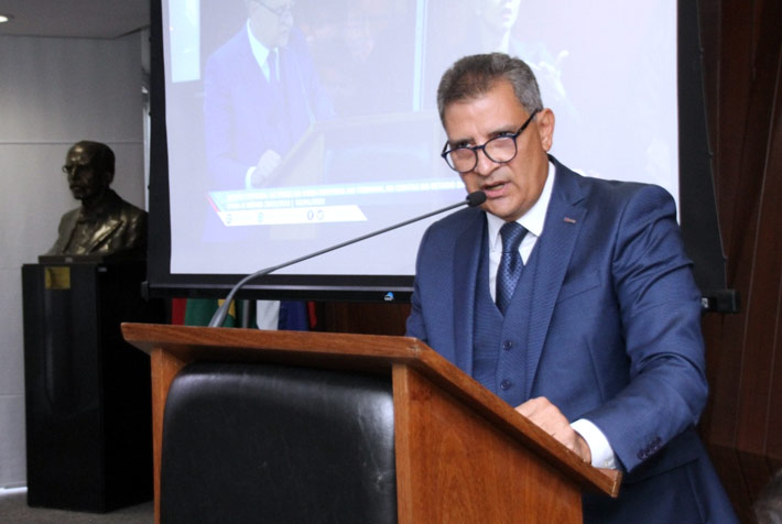 Conselheiro Marcus Presídio tomou posse como presidente do TCE-BA em solenidade na tarde desta quarta-feira (5) Conselheiro Marcus Presídio tomou posse como presidente do TCE-BA em solenidade na tarde desta quarta-feira (5)