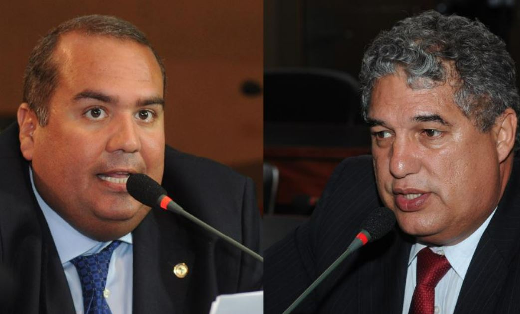 Deputados estaduais Sandro Régis (DEM) e Rosemberg Pinto (PT)