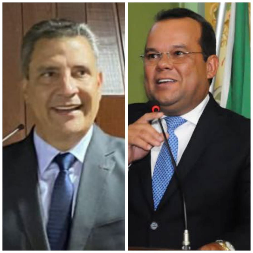 Marcus Presídio, presidente do TCE/BA e o vereador Geraldo Júnior