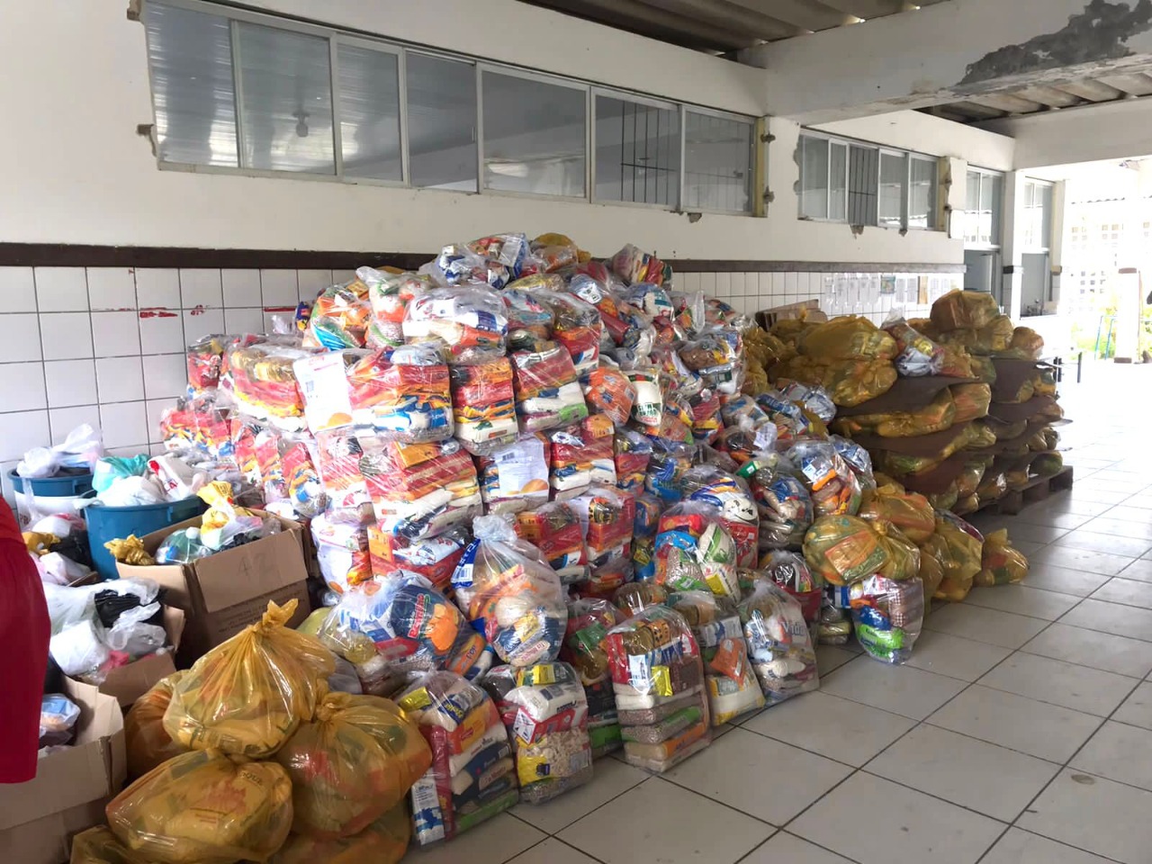Até o último domingo, quase 26 mil cestas básicas foram entregues