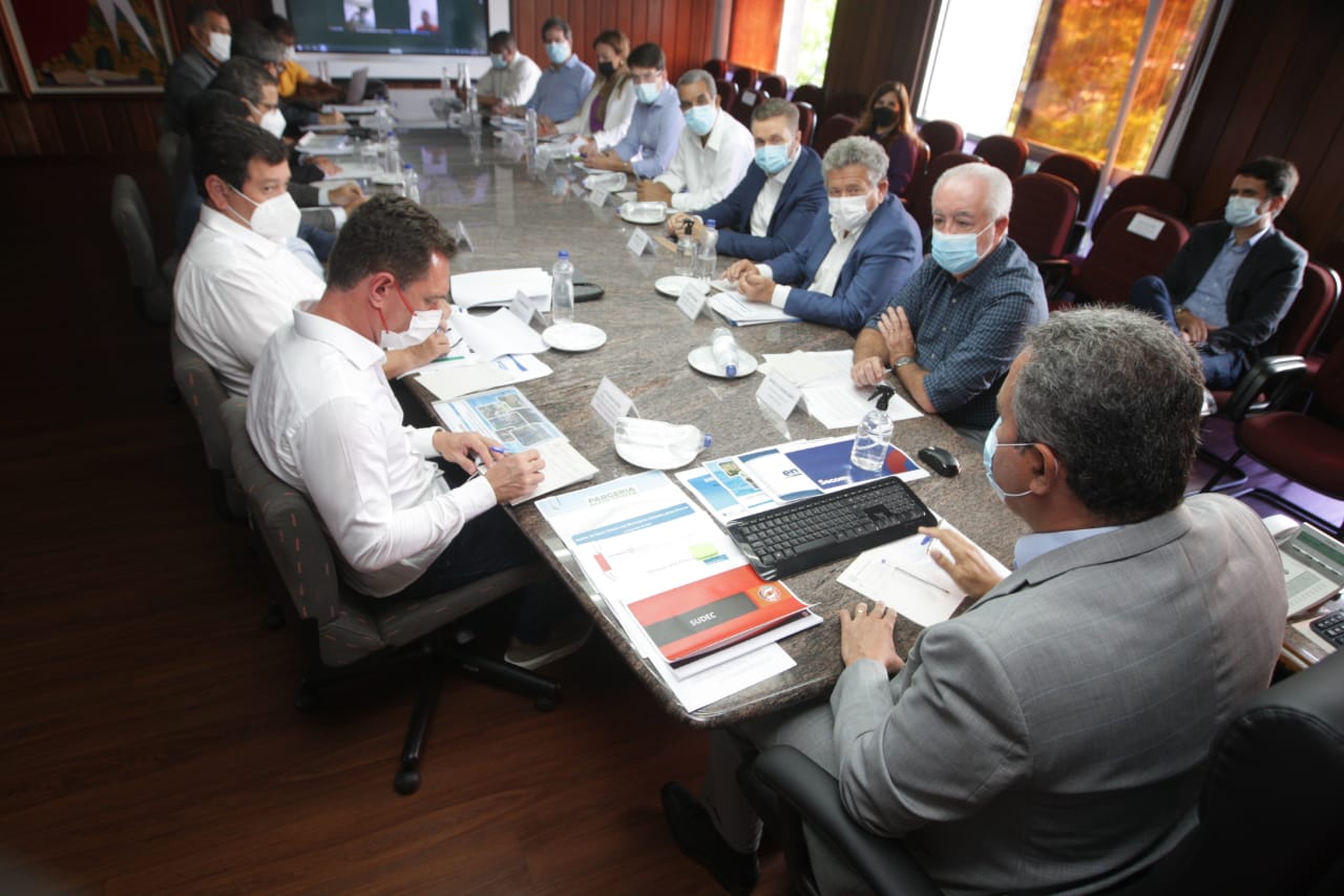 Reunião aconteceu na manhã desta segunda-feira (3) Reunião aconteceu na manhã desta segunda-feira (3)