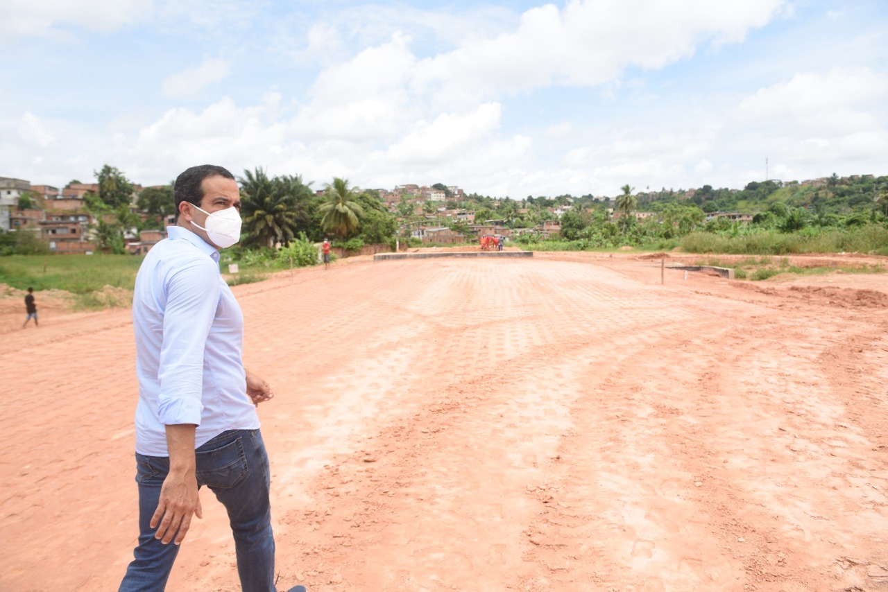 O prefeito Bruno Reis