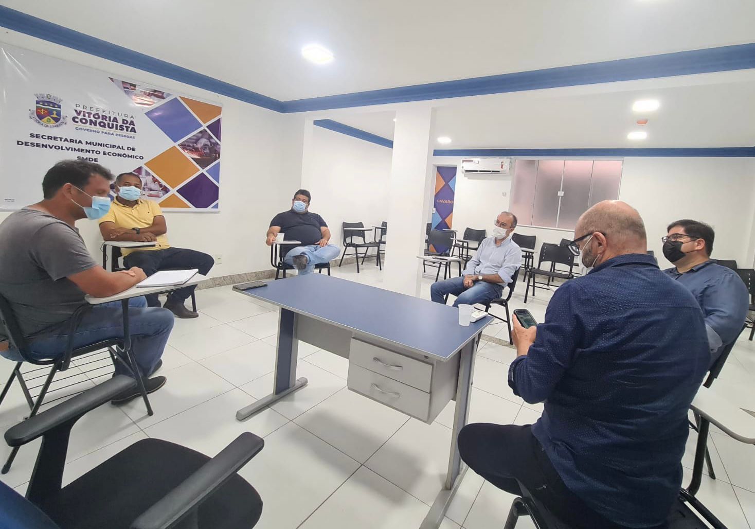 No encontro ficou definido que reuniões semanais serão realizadas para dar avanço às discussões