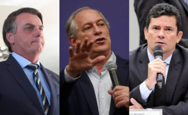 Bolsonaro, Ciro e Moro
