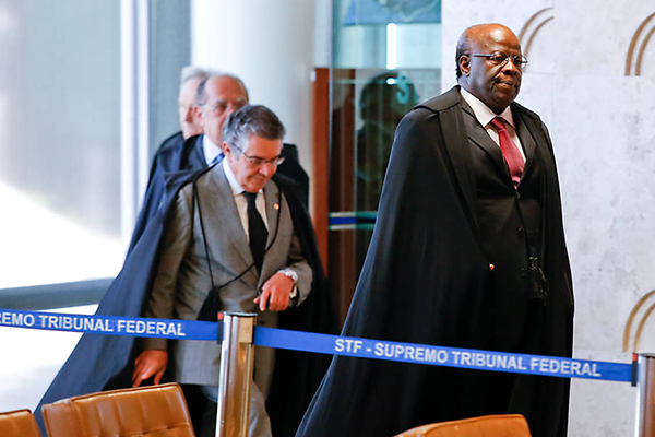 O ministro aposentado do STF (Supremo Tribunal Federal) Joaquim Barbosa O ministro aposentado do STF (Supremo Tribunal Federal) Joaquim Barbosa