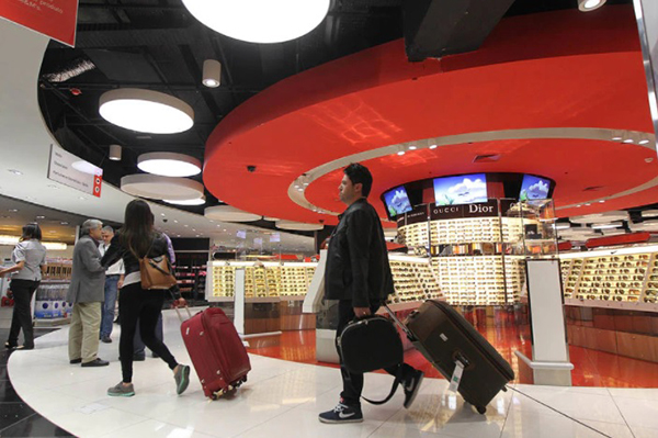 Lojas francas, os free shops