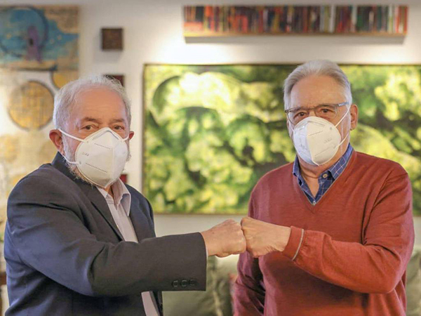 Lula e Fernando Henrique Cardoso