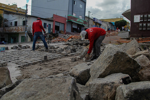 Recuperação de ruas de Eunápolis