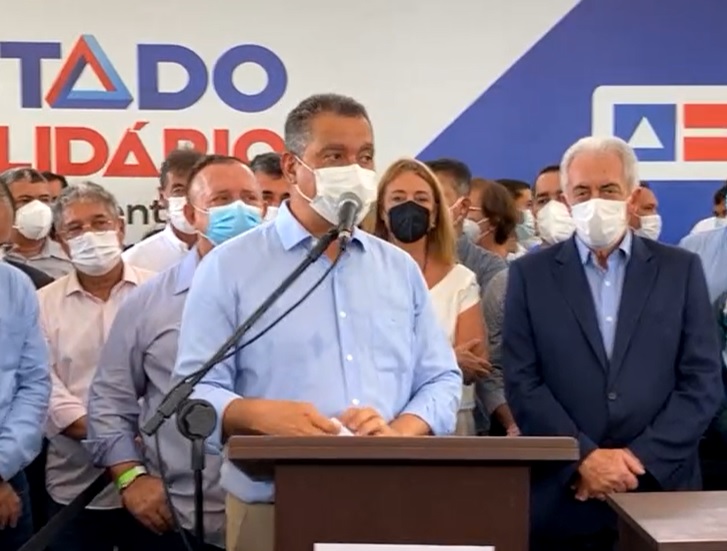 Em coletiva realizada nesta quinta, o governador baiano, ao ser questionado pela imprensa, preferiu dizer que a relação com o PSB "está ótima"