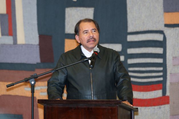 Presidente da Nicarágua, Daniel Ortega, durante almoço no Palácio do Itamaraty, em Brasília, em 2010