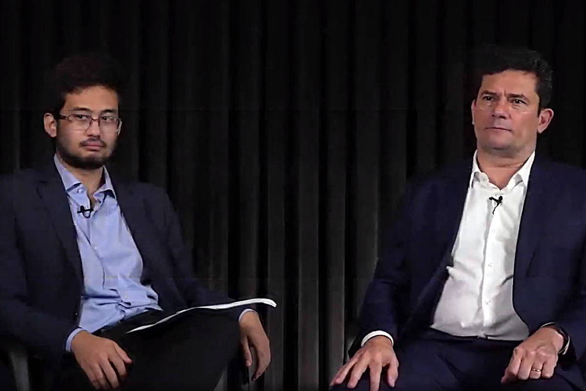 O ex-juiz Sergio Moro (Podemos) anunciará o valor recebido da consultoria Alvarez & Marsal numa live com o deputado federal Kim Kataguiri (Podemos-SP)