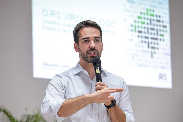O governador do Rio Grande do Sul, Eduardo Leite (PSDB), quem vem sendo assediado pelo PSD para disputar a Presidência