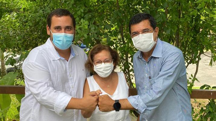 Éden Valadares, Lídice da Mata e Davidson Magalhães Éden Valadares, Lídice da Mata e Davidson Magalhães