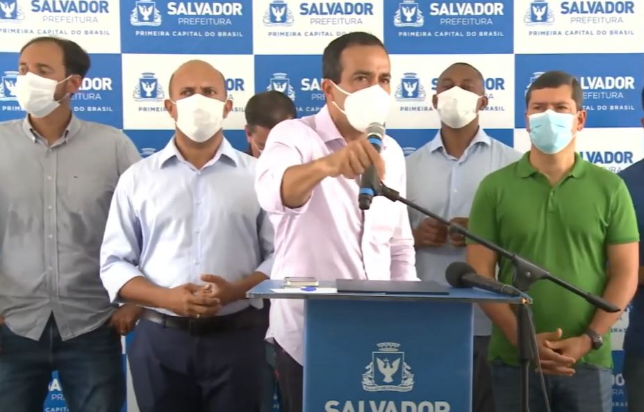 Bruno Reis cobrou do governador Rui Costa a redução da alíquota do ICMS que incide sobre o diesel