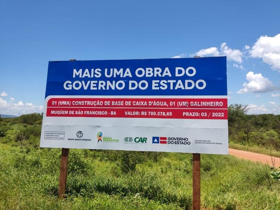 SDR detalha investimento de R$ 700 mil em Muquém de São Francisco