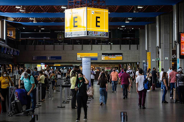 Aeroporto Internacional de São Paulo, em Guarulhos
