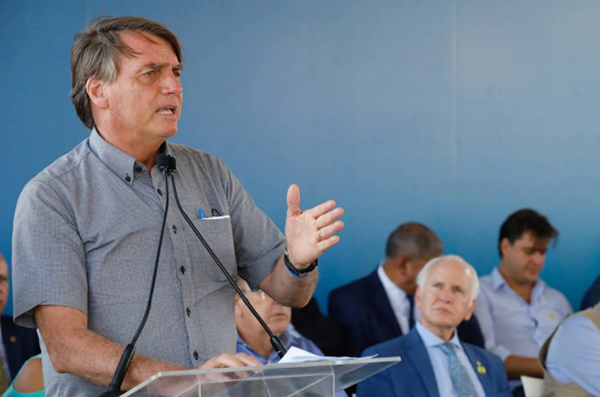 O presidente Jair Bolsonaro O presidente Jair Bolsonaro