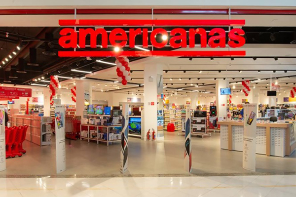 Fachada de loja da Americanas Fachada de loja da Americanas