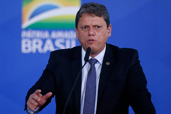 O ex-ministro Tarcísio de Freitas (Republicanos)