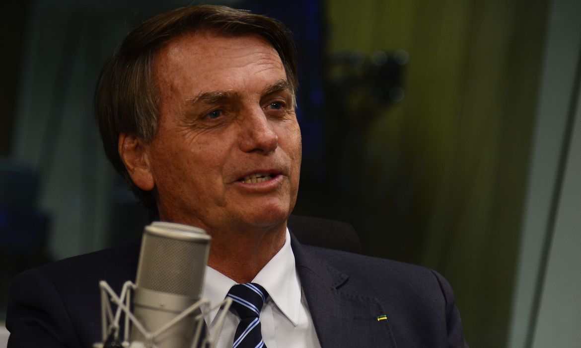 O presidente Jair Bolsonaro O presidente Jair Bolsonaro