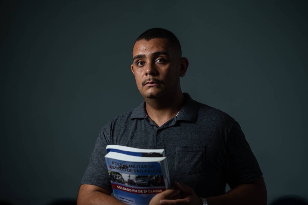 Vinícius Aguiar dos Santos, que tenta passar em prova para a PM