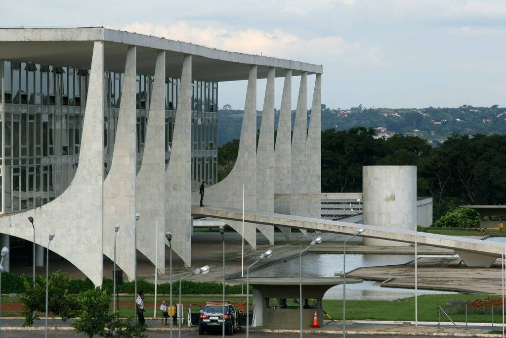 Fachada do Palácio do Planalto, em Brasília (DF)