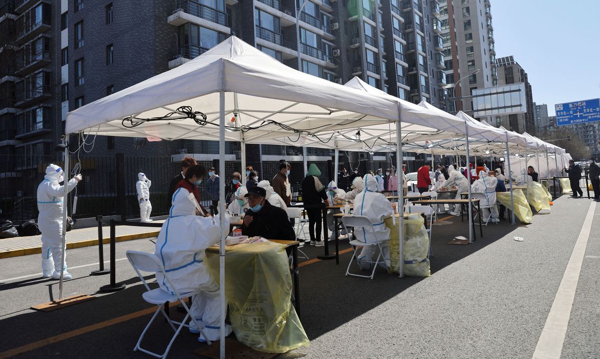 Proteção contra Covid-19 em Pequim