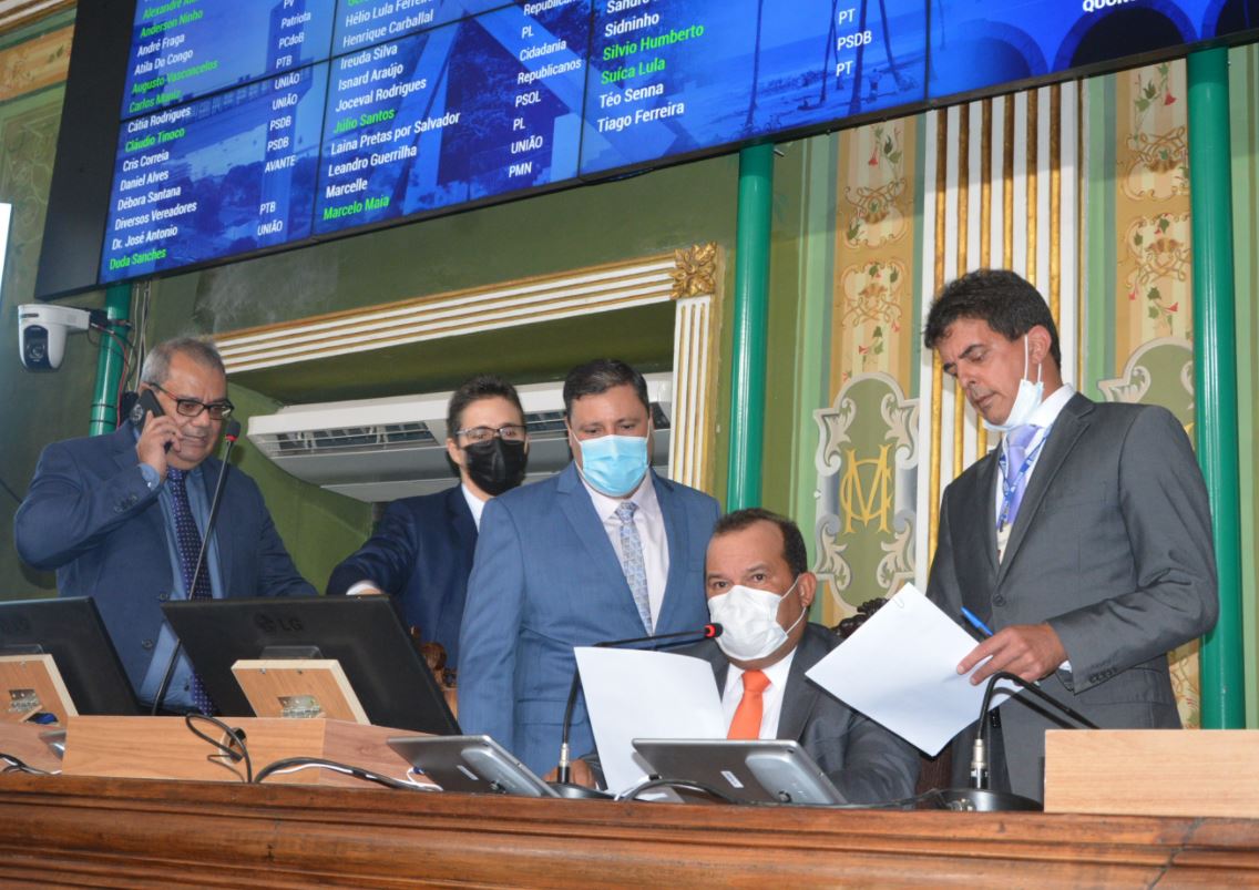 Geraldo Júnior (MDB), presidente da Câmara Municipal de Salvador Geraldo Júnior (MDB), presidente da Câmara Municipal de Salvador