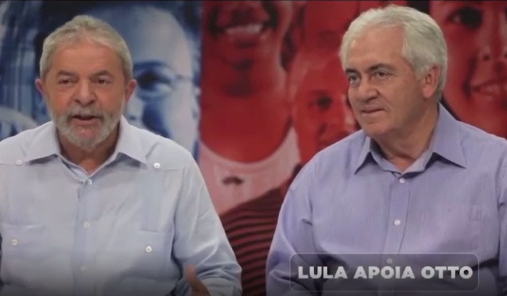 Lula e Otto Alencar em vídeo utilizada na campanha ao Senado do pessedista, em 2014