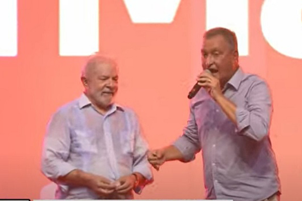 Ex-presidente Lula e o governador Rui Costa