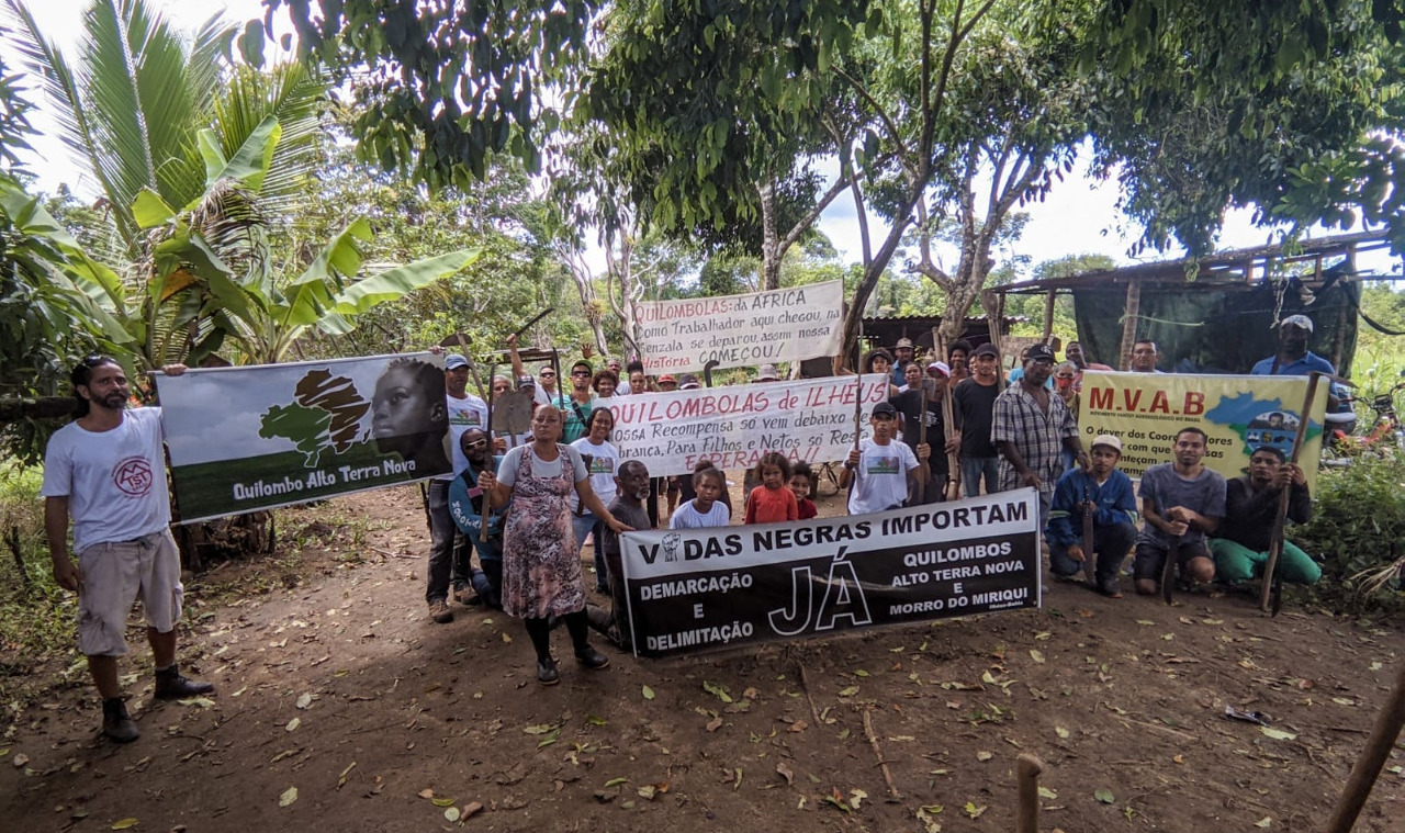 Área de quilombo na zona rural de Ilhéus, no sul da Bahia