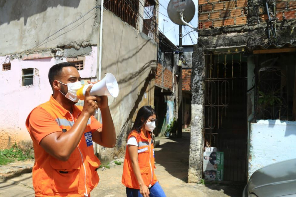 A ação teve início às 9h, com o acionamento da sirene do Sistema de Alerta e Alarme