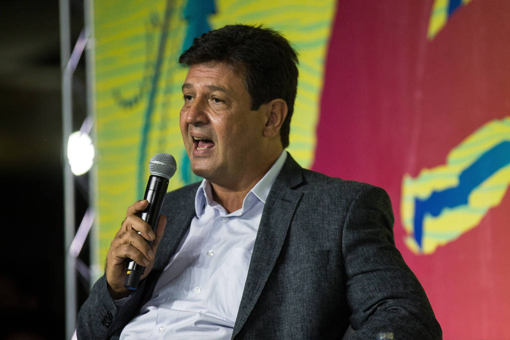 O ex-ministro da Saúde Luiz Henrique Mandetta, durante evento no ano passado O ex-ministro da Saúde Luiz Henrique Mandetta, durante evento no ano passado