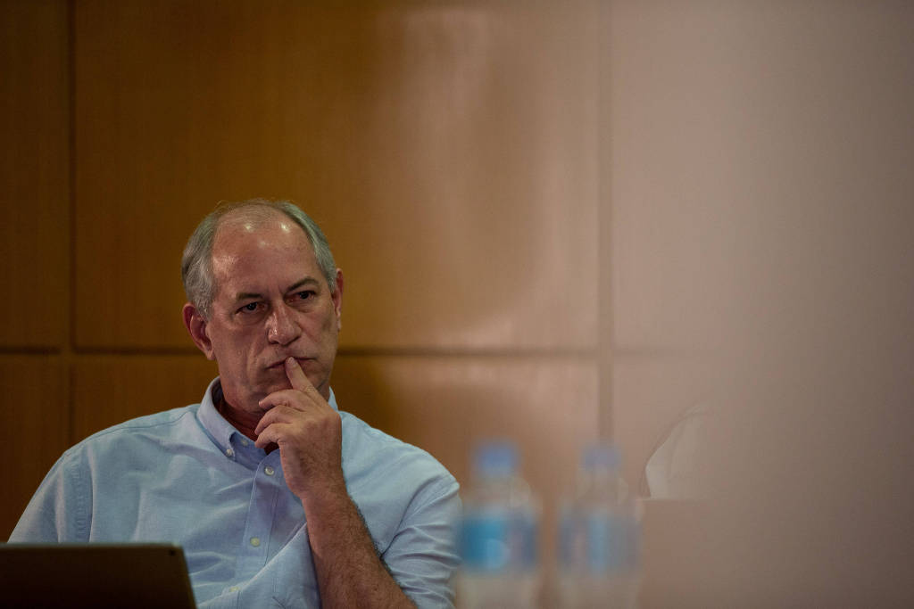 Presidenciável Ciro Gomes (PDT) em live nas redes sociais do Sindicato dos Trabalhadores em Processamento de Dados e Tecnologia da Informação do Estado de São Paulo