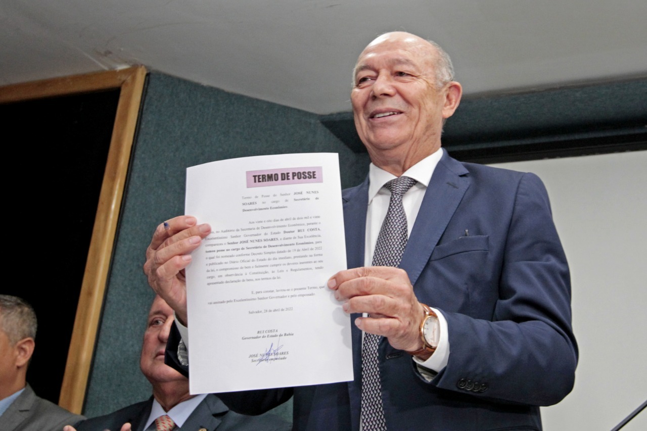 José Nunes, novo secretário estadual de Desenvolvimento Econômico