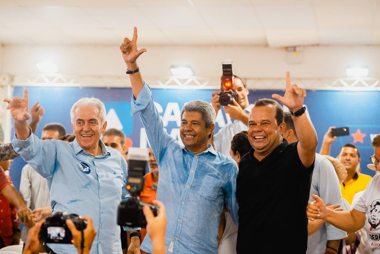 Otto Alencar (PSD), Jerônimo Rodrigues (PT) e Geraldo Jr (MDB)
