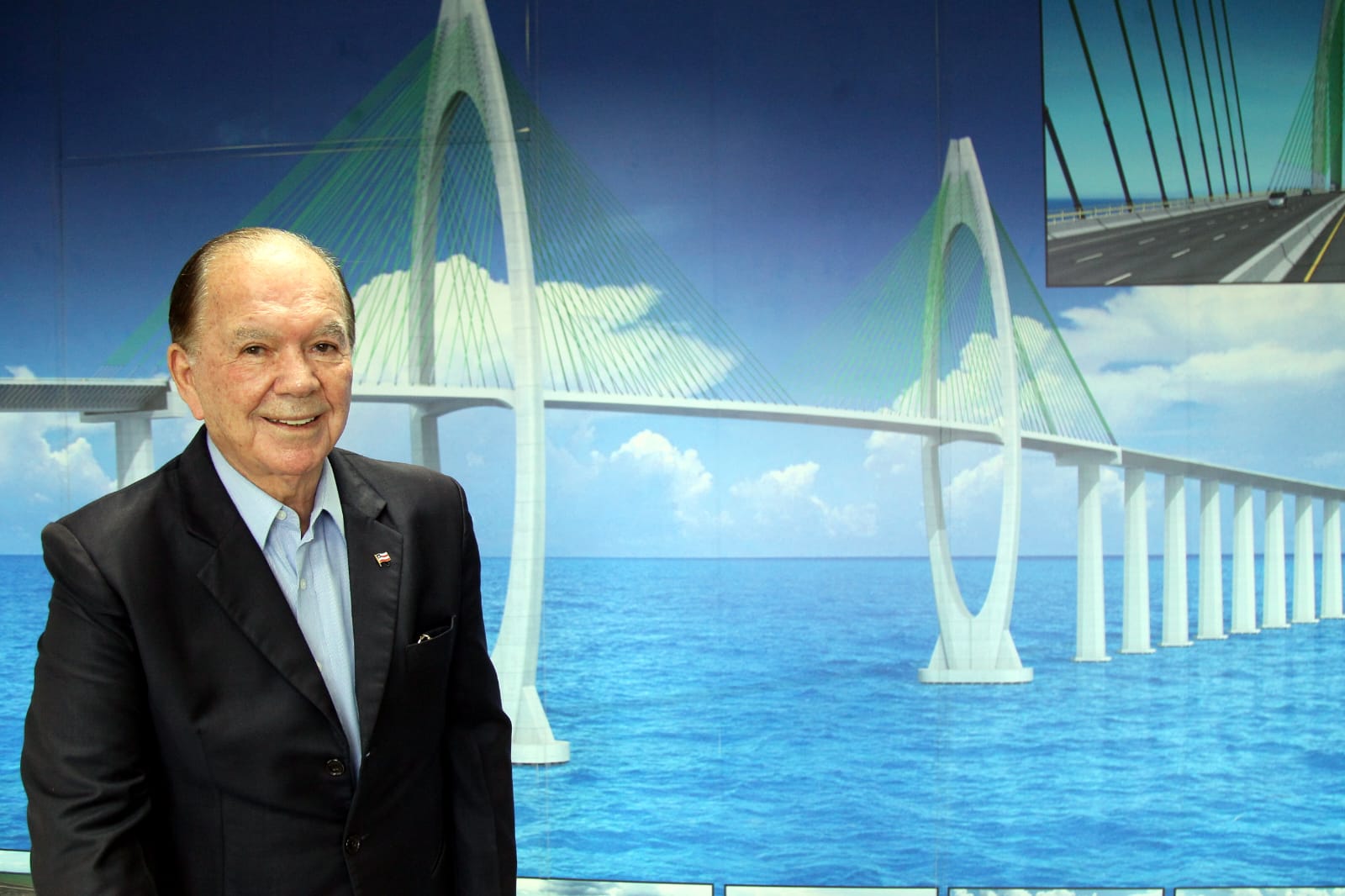 O vice-governador era um dos coordenadores do projeto da ponte até romper com o governo petista e migrar para a base do ex-prefeito soteropolitano ACM Neto O vice-governador era um dos coordenadores do projeto da ponte até romper com o governo petista e migrar para a base do ex-prefeito soteropolitano ACM Neto