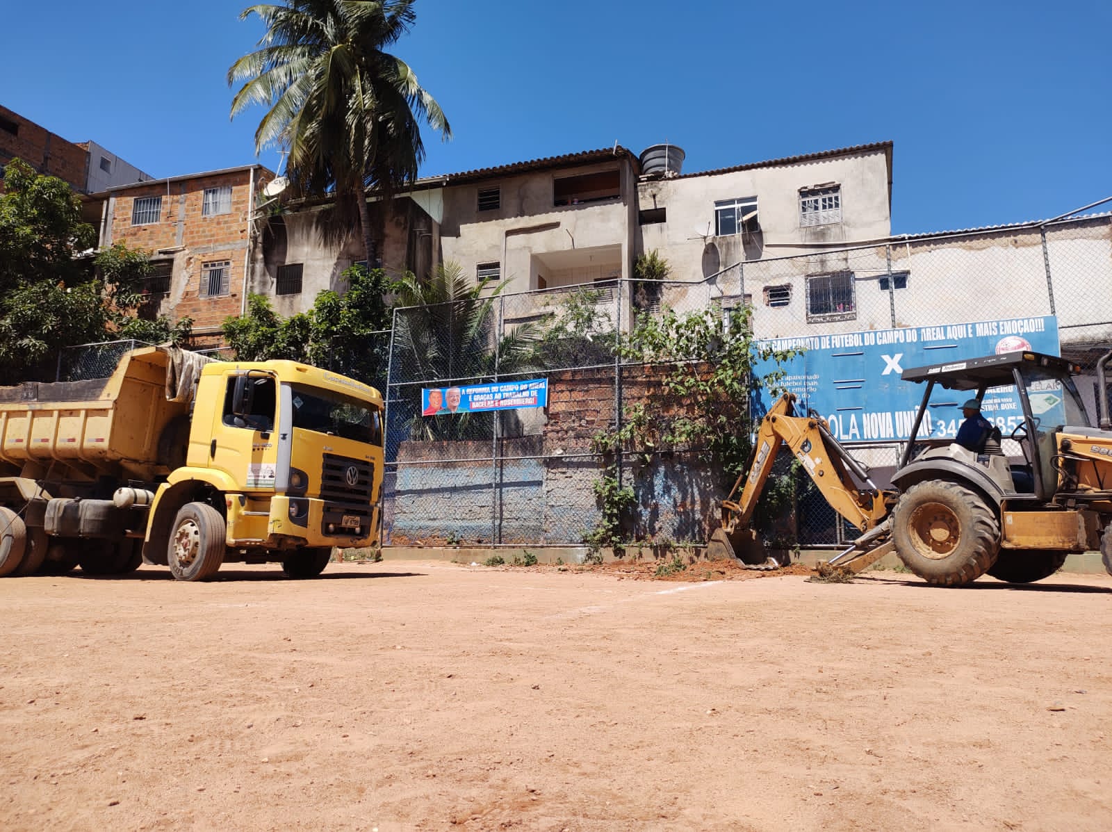 Reforma no Campo do Areal ficará pronta tem maio