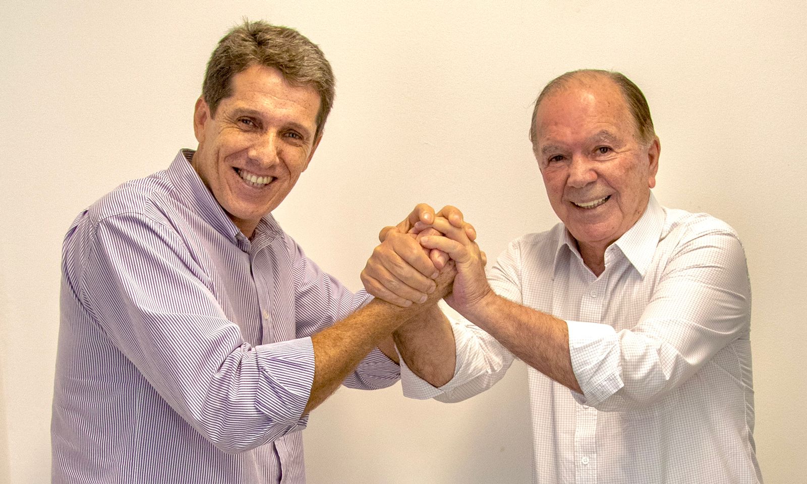 Zé Cocá, prefeito de Jequié e presidente da UPB, e o vice-governador e pré-candidato ao Senado, João Leão