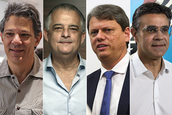 Haddad, França, Tarcísio e Rodrigo