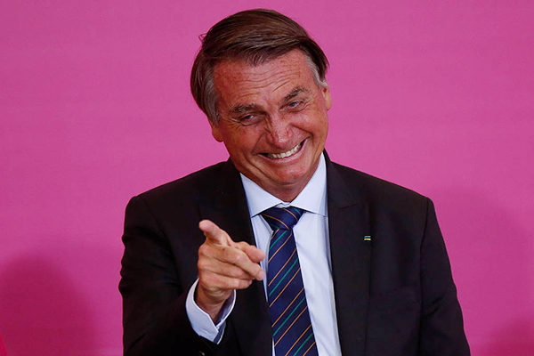 O presidente Jair Bolsonaro O presidente Jair Bolsonaro