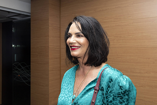 A ex-modelo Luiza Brunet