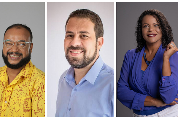 Marcos Rezende, Guilherme Boulos e Tâmara Azevedo